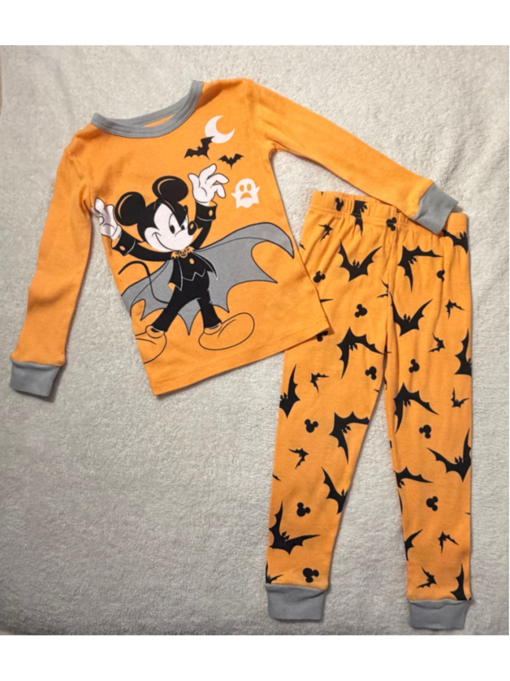 Disney Mickey Mouse Vampire Halloween Pajama Set 4T